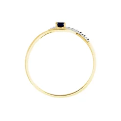 Histoire d'Or Bague Or Jaune Karmele Saphir or jaune saphir