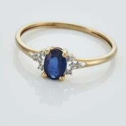 Histoire d'Or Bague Or Jaune Marie Saphir Diamants* Bagues|Bagues Avec Pierre