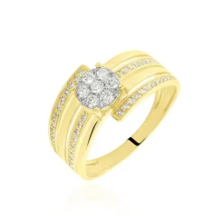 New Histoire d'Or Bague Or Jaune Rosannah Diamants