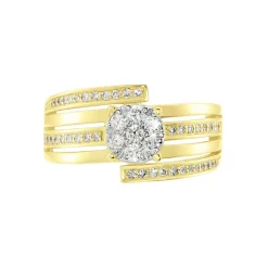 New Histoire d'Or Bague Or Jaune Rosannah Diamants