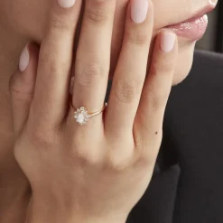 Histoire d'Or Bague Or Jaune Vladimira Oxyde De Zirconium