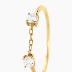 Histoire d'Or Bague Orion Or Jaune Oxyde De Zirconium* Bagues|Bagues Avec Pierre