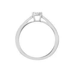 Histoire d'Or Bague Orphee Or Blanc Diamant* Bagues|Bagues Avec Pierre