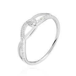 Histoire d'Or Bague Osanna Or Blanc Diamant