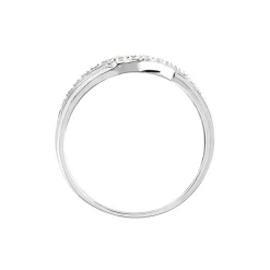 Histoire d'Or Bague Osanna Or Blanc Diamant