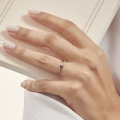 Clearance Histoire d'Or Bague Osanna Or Jaune Diamant