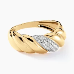 Histoire d'Or Bague Parker Or Jaune Diamant* Bagues|Bagues Avec Pierre
