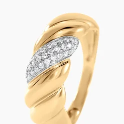 Histoire d'Or Bague Parker Or Jaune Diamant* Bagues|Bagues Avec Pierre