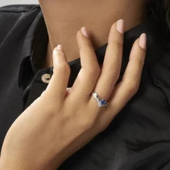 Histoire d'Or Bague Pasqualina Or Blanc Saphir Et Diamant* Bagues|Bagues Avec Pierre