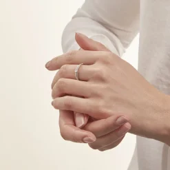 Histoire d'Or Bague Pernilla Argent Blanc Oxyde De Zirconium* Bagues|Bagues Fantaisie