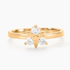 Best Histoire d'Or Bague Plaqué Or Jacinth Oxyde De Zirconium