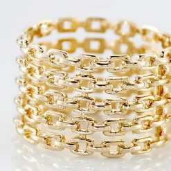 Histoire d'Or Bague Plaqué Or Jaune Atila