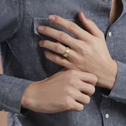 Histoire d'Or Bague Plaqué Or Jaune Hugh