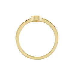 Histoire d'Or Bague Plaqué Or Lame Oxyde De Zirconium* Bagues|Bagues Fantaisie