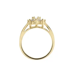 Online Histoire d'Or Bague Plaqué Or Mahats Oxyde De Zirconium