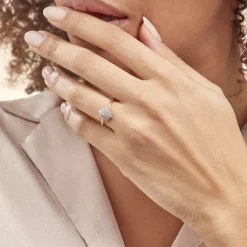 Online Histoire d'Or Bague Plaqué Or Sadoth Oxyde De Zirconium