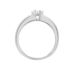 Online Histoire d'Or Bague Praya Or Blanc Diamant