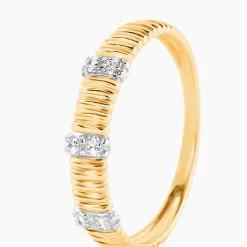 Histoire d'Or Bague Precious Line Or Jaune Diamant* Bagues|Bagues Avec Pierre