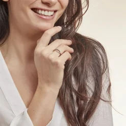 New Histoire d'Or Bague Prudentia Argent Blanc Oxyde De Zirconium