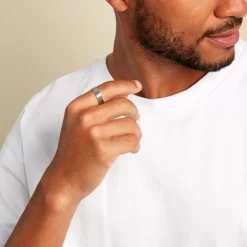 Clearance Histoire d'Or Bague Pulse Argent Blanc