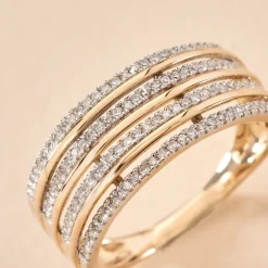 Hot Histoire d'Or Bague Rayanna or jaune diamant