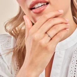 Histoire d'Or Bague Rebeckah Or Jaune Diamant Synthétique