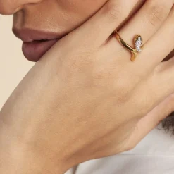 Histoire d'Or Bague Reyyanae Plaqué Or Jaune Oxyde De Zirconium* Bagues|Bagues Fantaisie