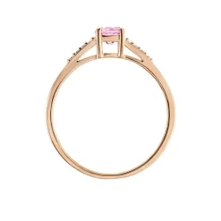 Histoire d'Or Bague Rio Argent Rose Oxyde De Zirconium* Bagues|Bagues Fantaisie