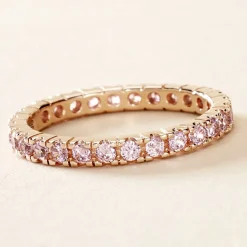 Histoire d'Or Bague Rio Argent Rose Oxyde De Zirconium* Bagues|Bagues Fantaisie