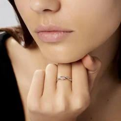 Histoire d'Or Bague Romane Or Jaune Diamant* Bagues|Bagues Avec Pierre