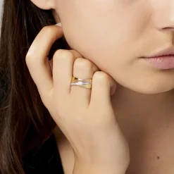 Histoire d'Or Bague Rosabella Or Tricolore Diamant* Bagues|Bagues Avec Pierre