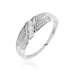 Best Histoire d'Or Bague Rosaleen Blanc Diamant Blanc Diamant
