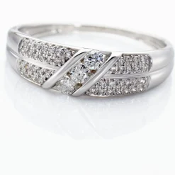 Best Histoire d'Or Bague Rosaleen Blanc Diamant Blanc Diamant