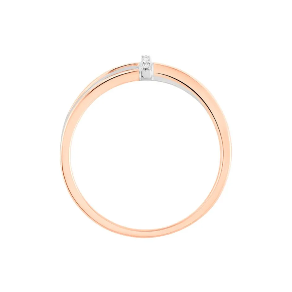 Online Histoire d'Or Bague Ruthe Or Bicolore Diamant
