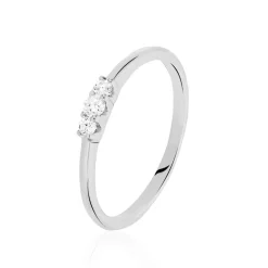 Histoire d'Or Bague Sabine Or Blanc Diamant