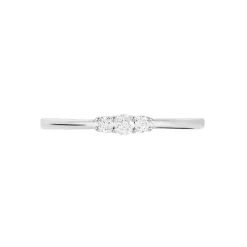 Histoire d'Or Bague Sabine Or Blanc Diamant