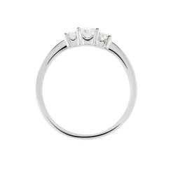 Online Histoire d'Or Bague Sabine Or Blanc Diamant