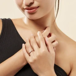 Online Histoire d'Or Bague Sabine Or Blanc Diamant