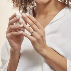 Histoire d'Or Bague Sagesse Or Blanc Saphir Et Diamant* Bagues|Bagues Avec Pierre