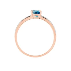 Histoire d'Or Bague Sarika Or Rose Topaze Et Oxyde De Zirconium* Bagues