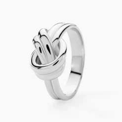 Histoire d'Or Bague Seasaidh Argent Blanc