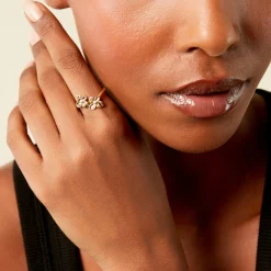 Discount Histoire d'Or Bague Selva Plaqué Or Jaune