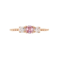 Histoire d'Or Bague Shahar Argent Rose Oxyde De Zirconium