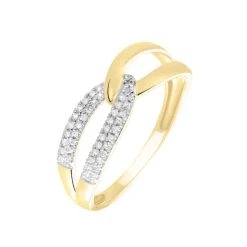 Histoire d'Or Bague Simouna Or Jaune Diamant* Bagues|Bagues Avec Pierre