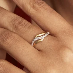 Histoire d'Or Bague Smeralda Or Bicolore Diamant* Bagues|Bagues Avec Pierre