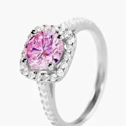 Histoire d'Or Bague Soa Argent Rose Oxyde De Zirconium* Bagues|Bagues Fantaisie