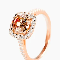 Histoire d'Or Bague Soa Argent Rose Oxyde De Zirconium* Bagues|Bagues Fantaisie