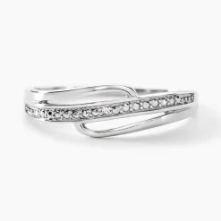 Outlet Histoire d'Or Bague Solena or blanc diamant