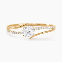 Histoire d'Or Bague Solitaire Abelia Or Jaune Oxyde De Zirconium* Bagues|Bagues Avec Pierre