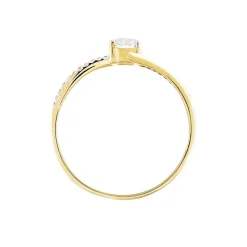 Histoire d'Or Bague Solitaire Abelia Or Jaune Oxyde De Zirconium* Bagues|Bagues Avec Pierre